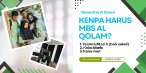 Putih Hijau Minimalis Banner Penerimaan Mahasiswa Baru - Manajemen Bisnis Syariah Universitas Al Qolam Malang